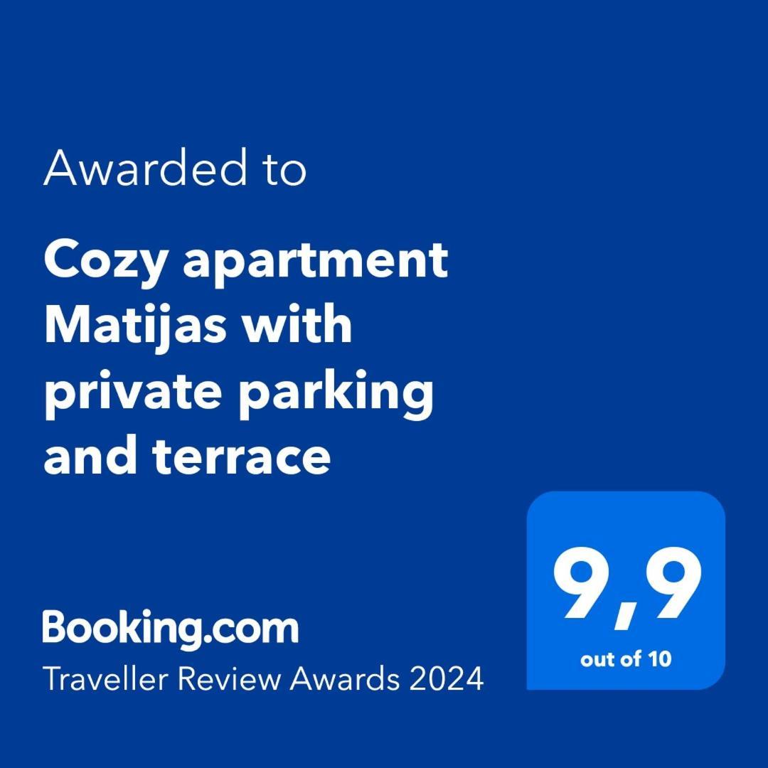 Cozy Apartment Matijas With Private Parking And Terrace Split Kültér fotó